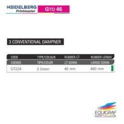 heidelberg gto 46 3 conventional dampner ro0012 2